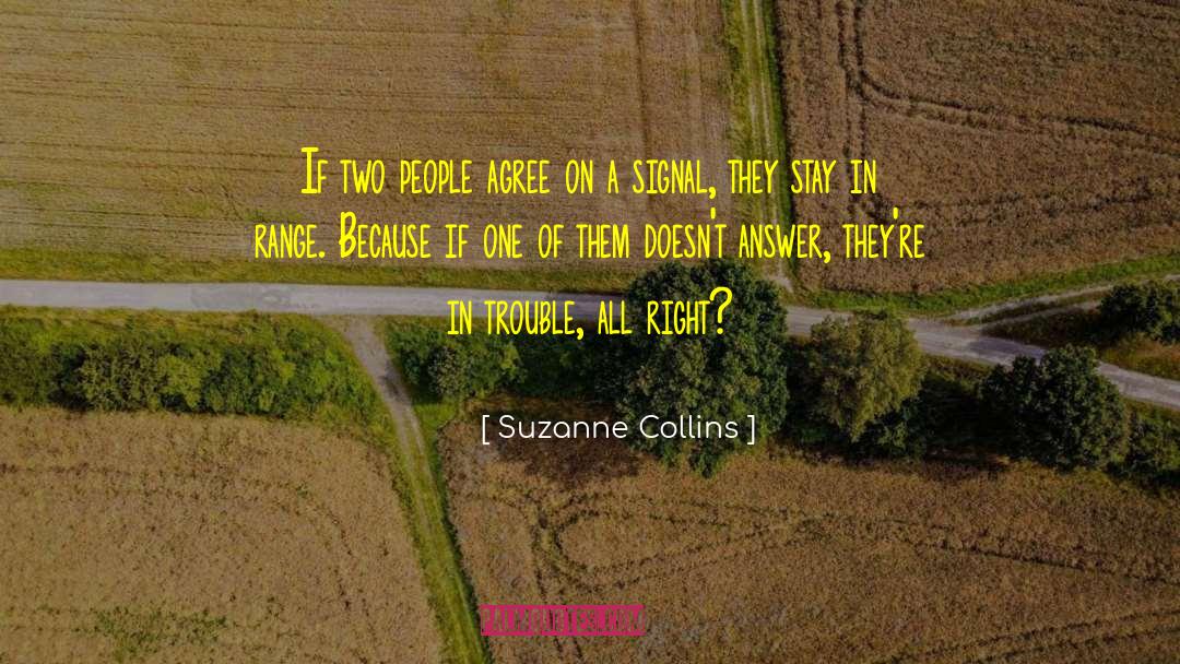Marriage In Trouble quotes by Suzanne Collins