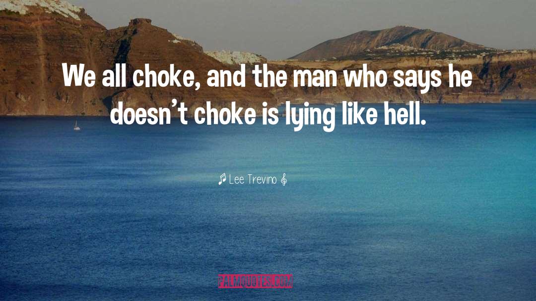 Marriage Is Like Hell quotes by Lee Trevino