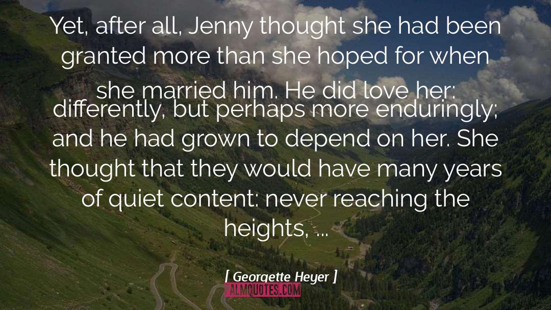 Marriage Life quotes by Georgette Heyer