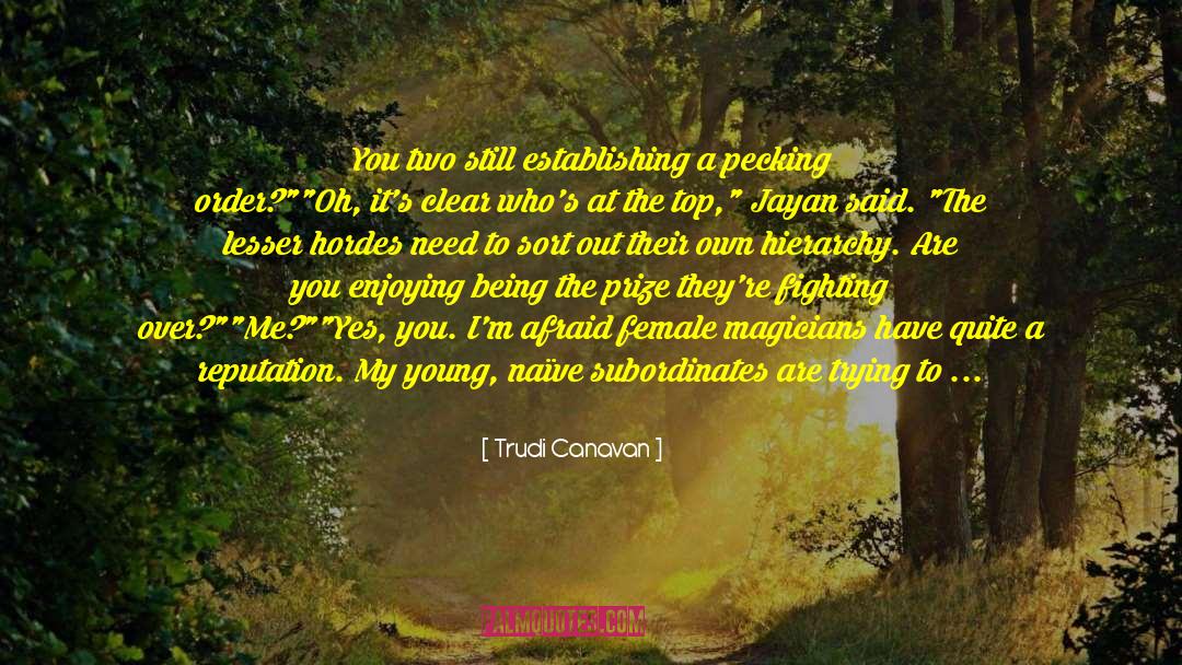 Marriage Proposal quotes by Trudi Canavan