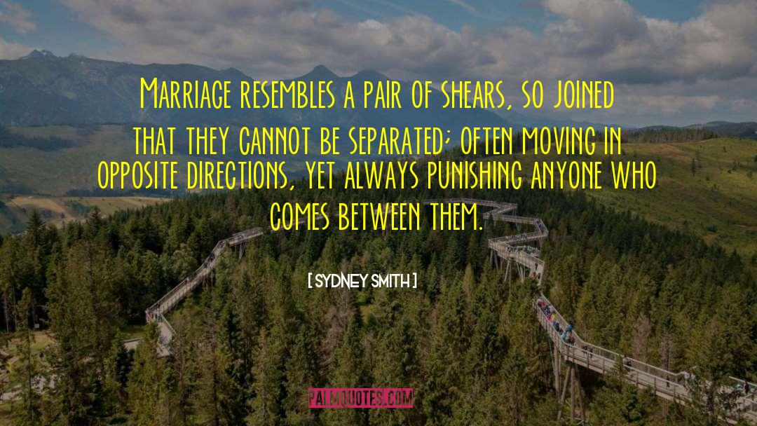 Marriage Wisdom quotes by Sydney Smith