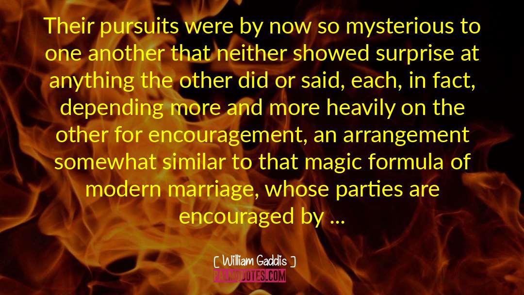 Marriage Within quotes by William Gaddis