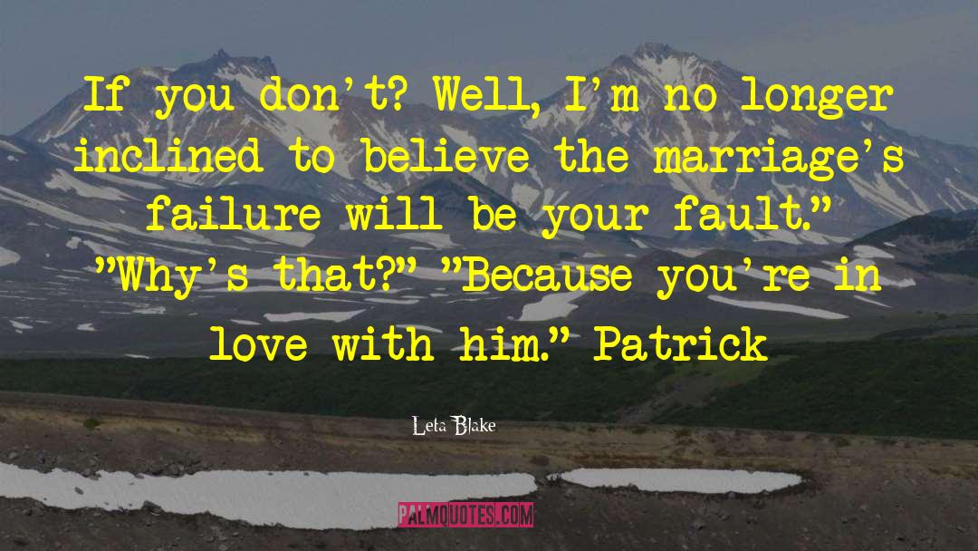 Marriages quotes by Leta Blake