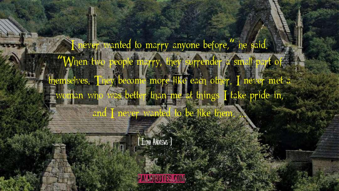 Marriages quotes by Ilona Andrews