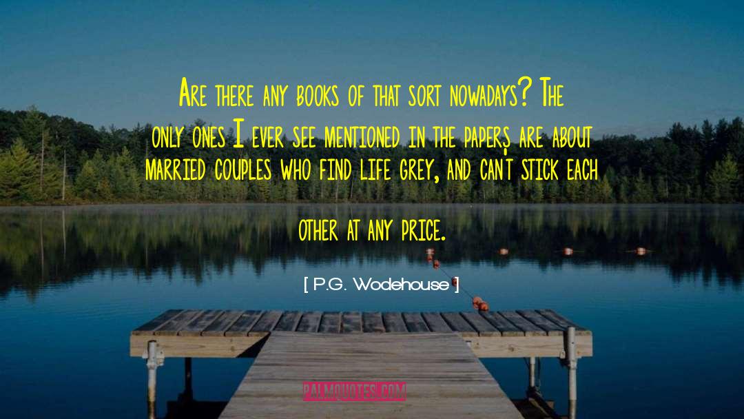 Married Couples quotes by P.G. Wodehouse