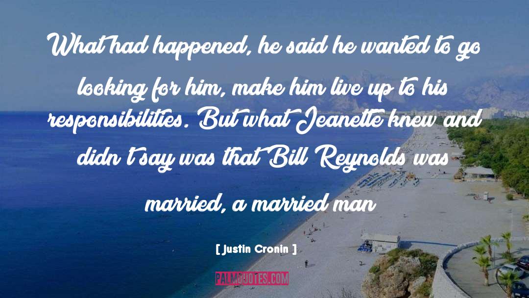 Married Man quotes by Justin Cronin