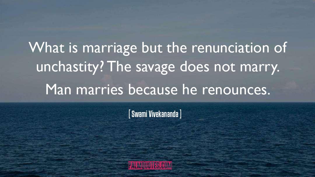 Marries quotes by Swami Vivekananda