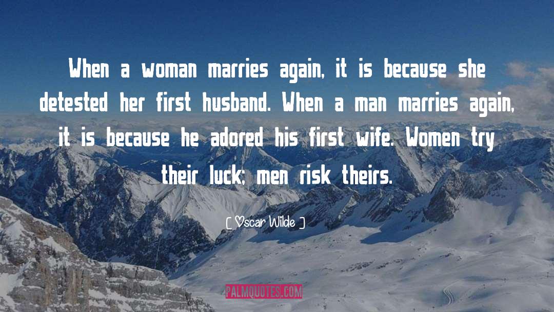Marries quotes by Oscar Wilde