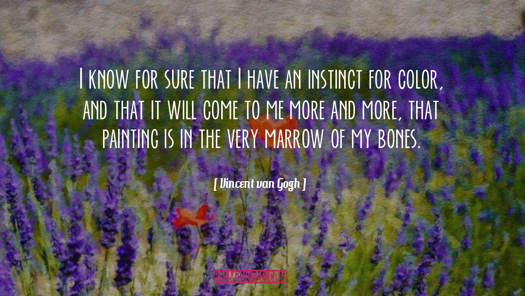 Marrow quotes by Vincent Van Gogh