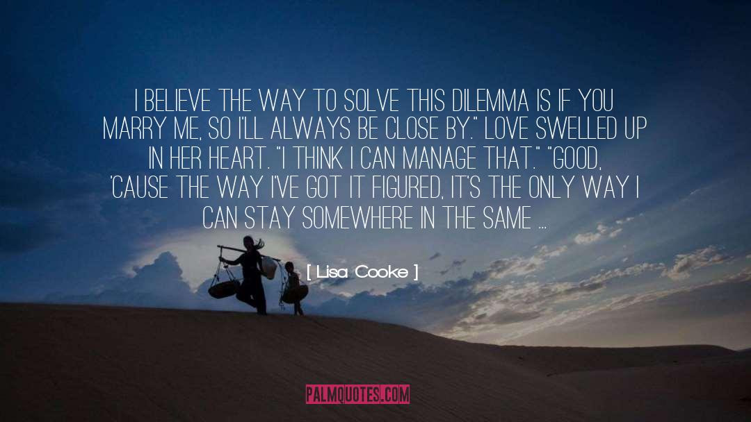 Marry quotes by Lisa Cooke