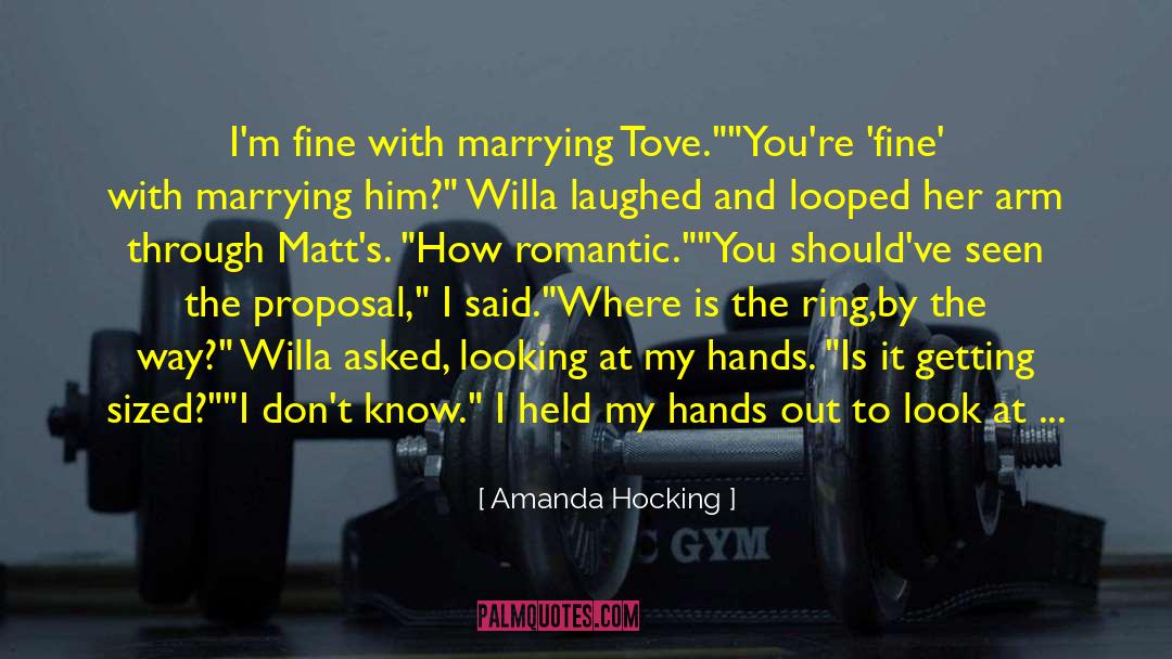 Marrying Him quotes by Amanda Hocking