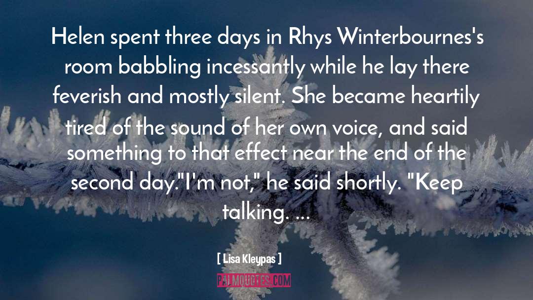 Marrying Mr Winterbourne quotes by Lisa Kleypas