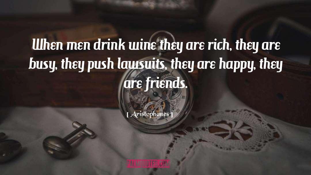 Marrying Rich quotes by Aristophanes
