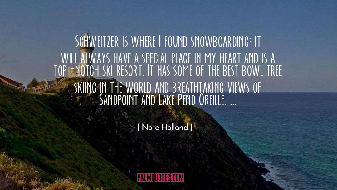 Marsaglia Skiing quotes by Nate Holland