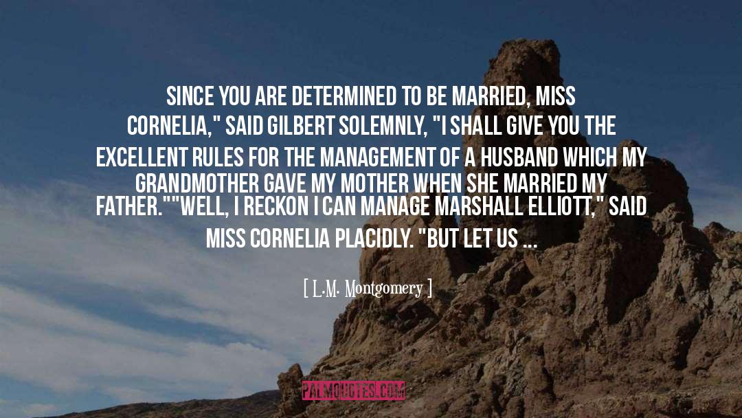 Marshall quotes by L.M. Montgomery