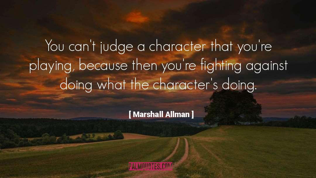 Marshall quotes by Marshall Allman