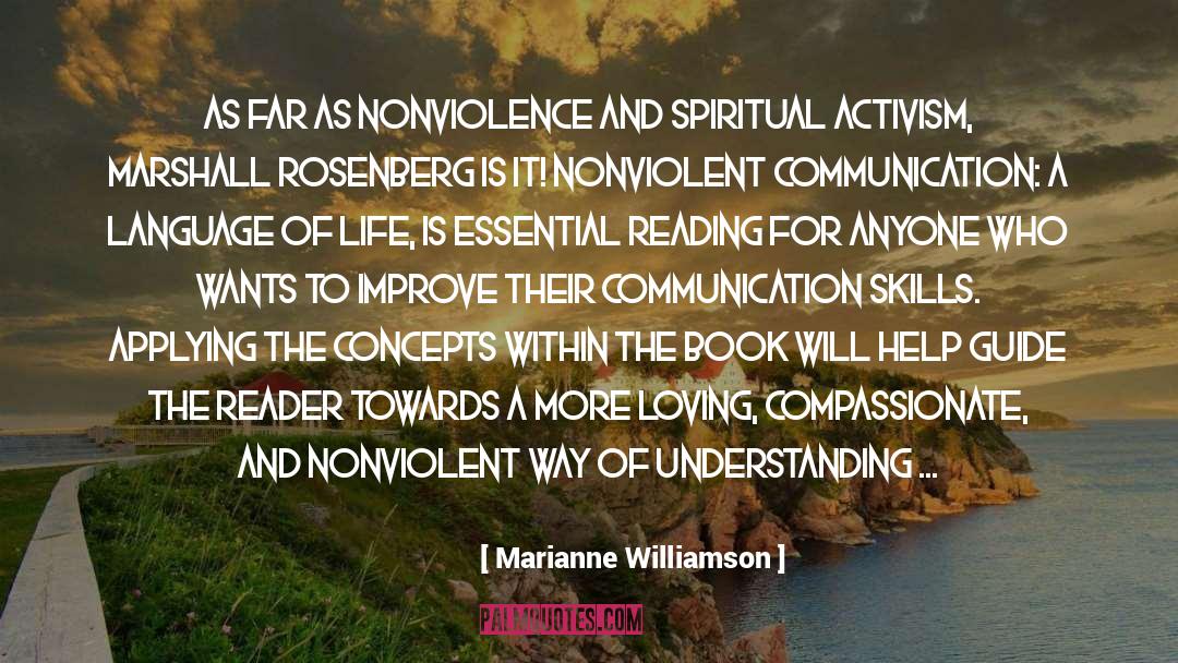 Marshall Rosenberg quotes by Marianne Williamson