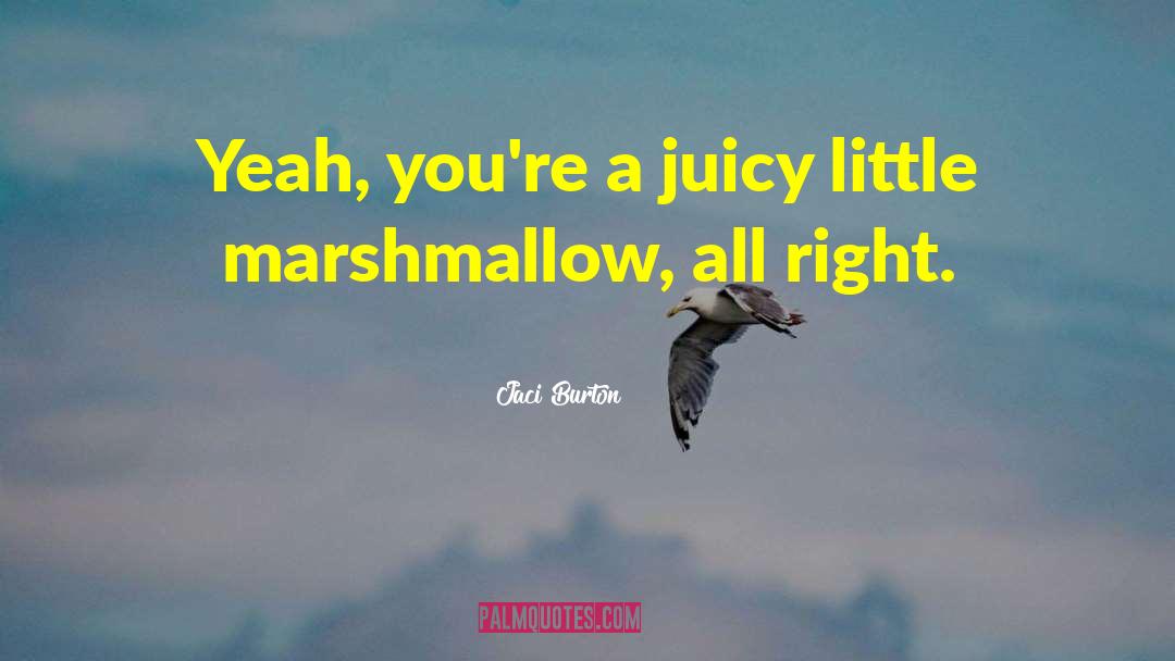 Marshmallow quotes by Jaci Burton