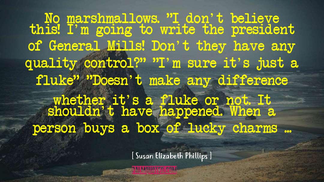 Marshmallows quotes by Susan Elizabeth Phillips