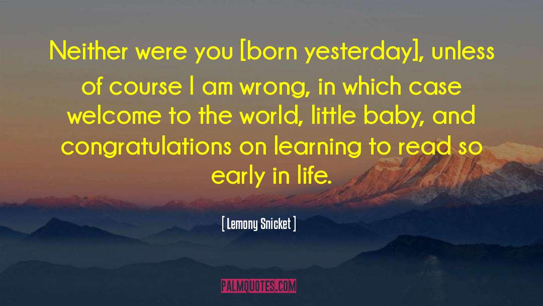 Marsupio Baby quotes by Lemony Snicket