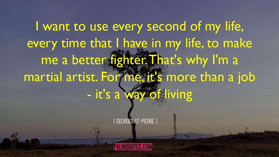 Martial Artist quotes by Georges St-Pierre