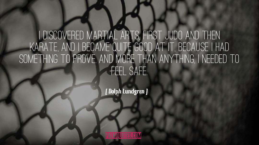 Martial Arts quotes by Dolph Lundgren