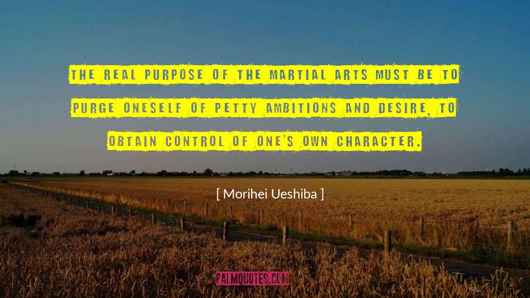 Martial quotes by Morihei Ueshiba