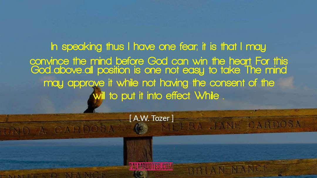 Martial Satisfaction quotes by A.W. Tozer
