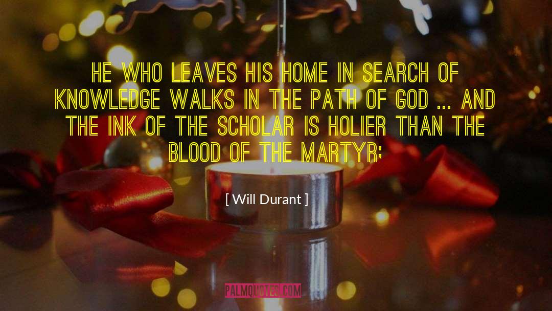 Martyr quotes by Will Durant