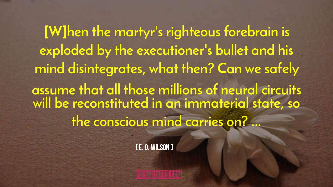 Martyr quotes by E. O. Wilson