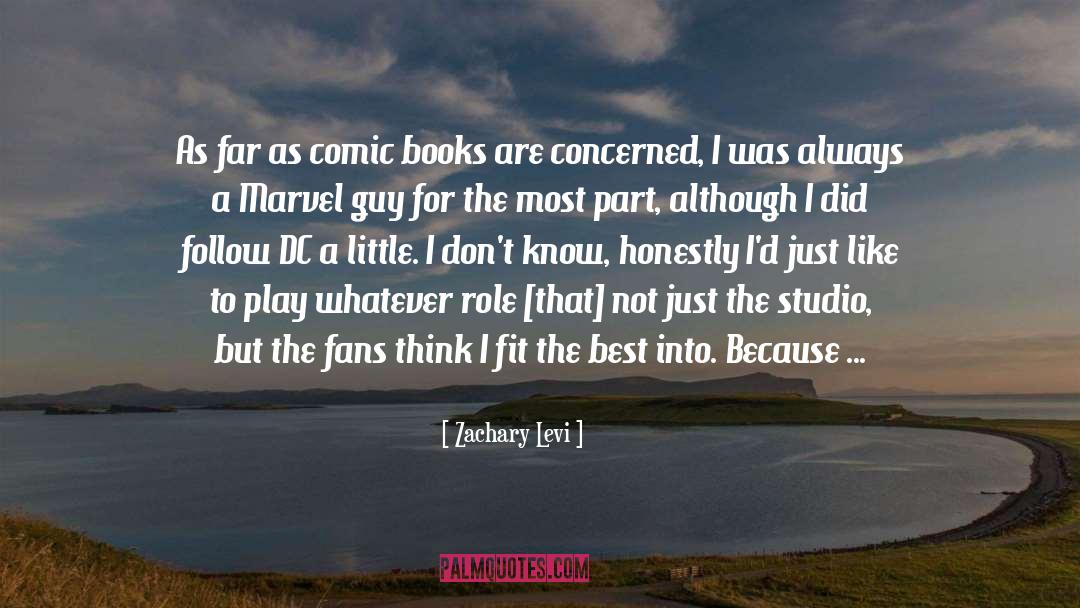 Marvel Comics quotes by Zachary Levi