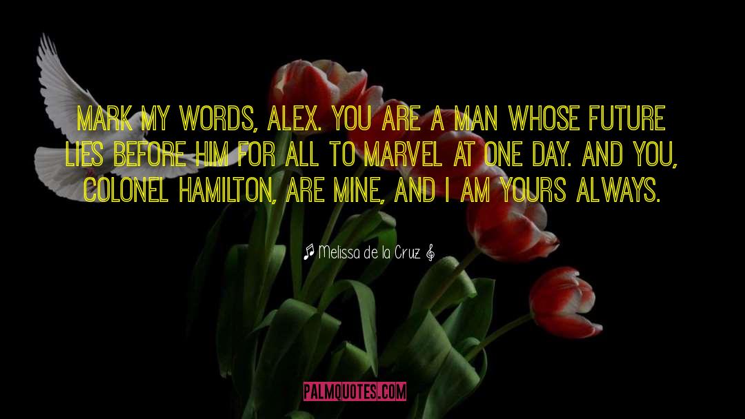 Marvel I Love You quotes by Melissa De La Cruz