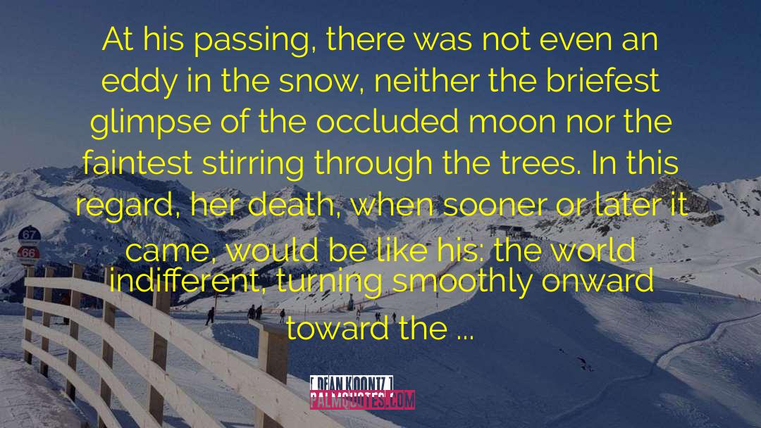 Marveled At The Snow quotes by Dean Koontz