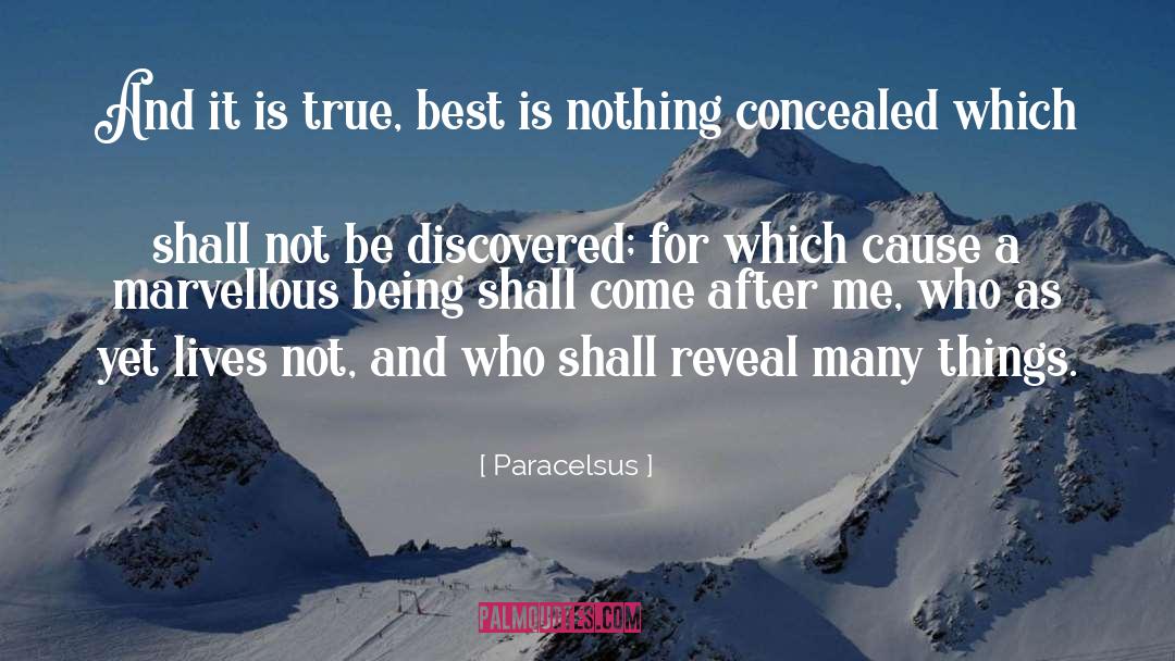 Marvellous quotes by Paracelsus