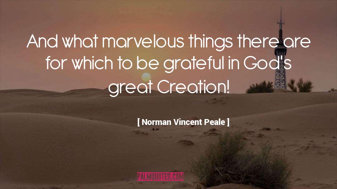 Marvelous Things quotes by Norman Vincent Peale