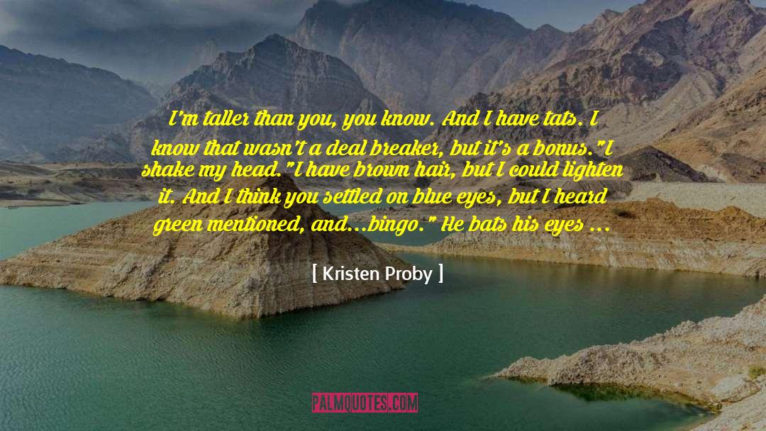 Marvin Brown quotes by Kristen Proby