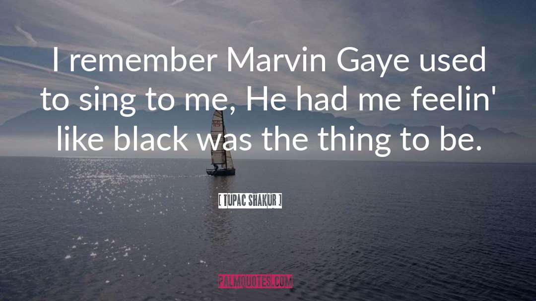 Marvin Gaye quotes by Tupac Shakur