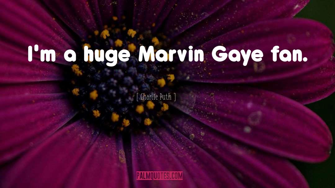 Marvin Gaye quotes by Charlie Puth