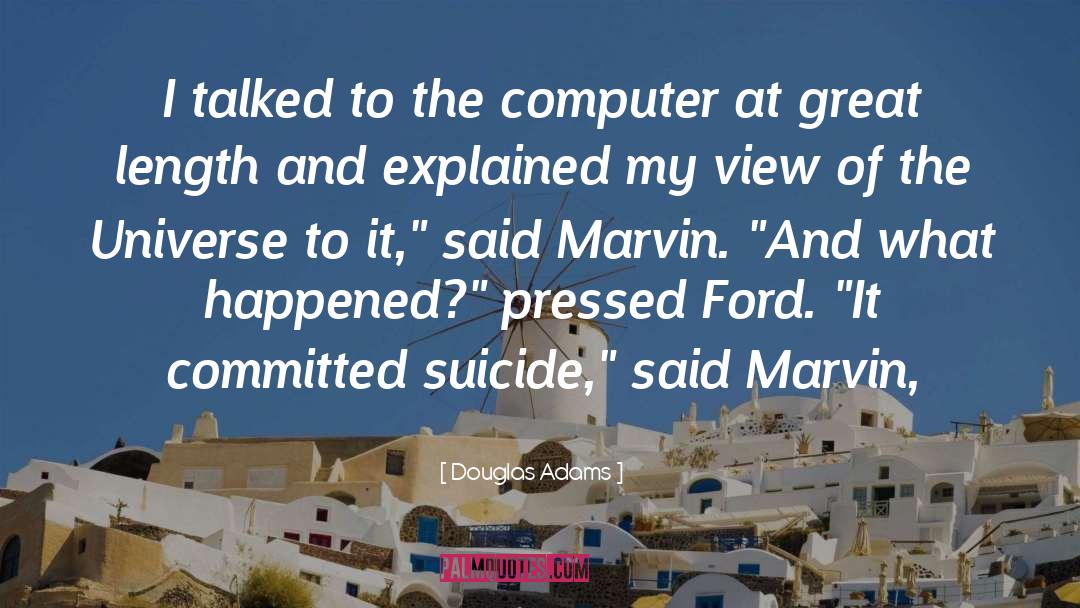 Marvin quotes by Douglas Adams
