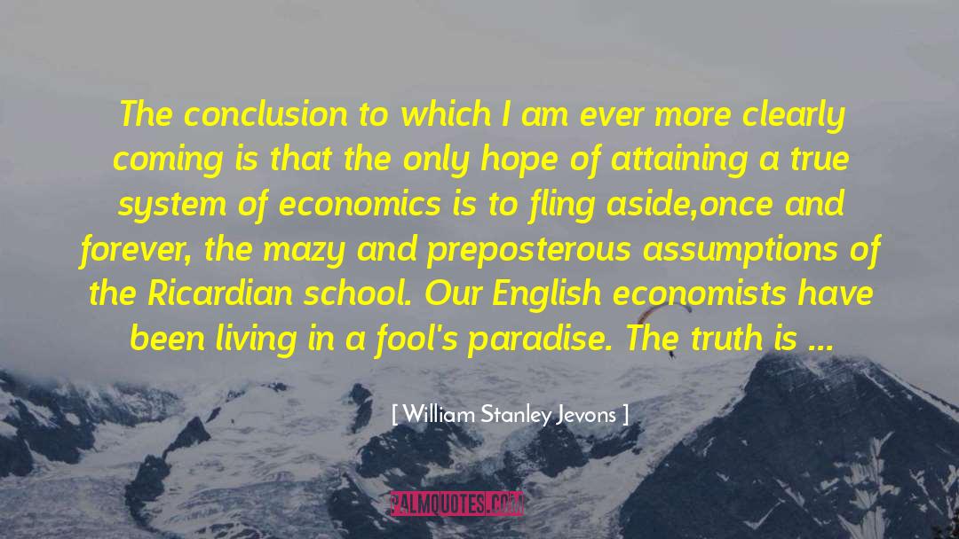 Marxian Economics quotes by William Stanley Jevons