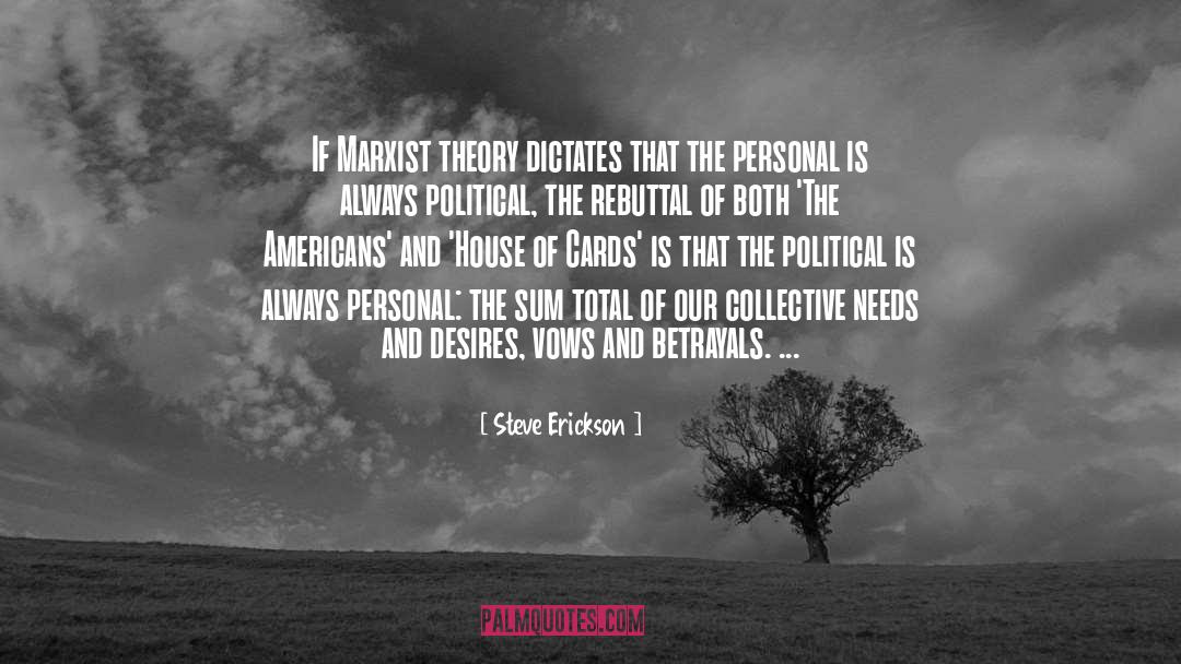 Marxist quotes by Steve Erickson