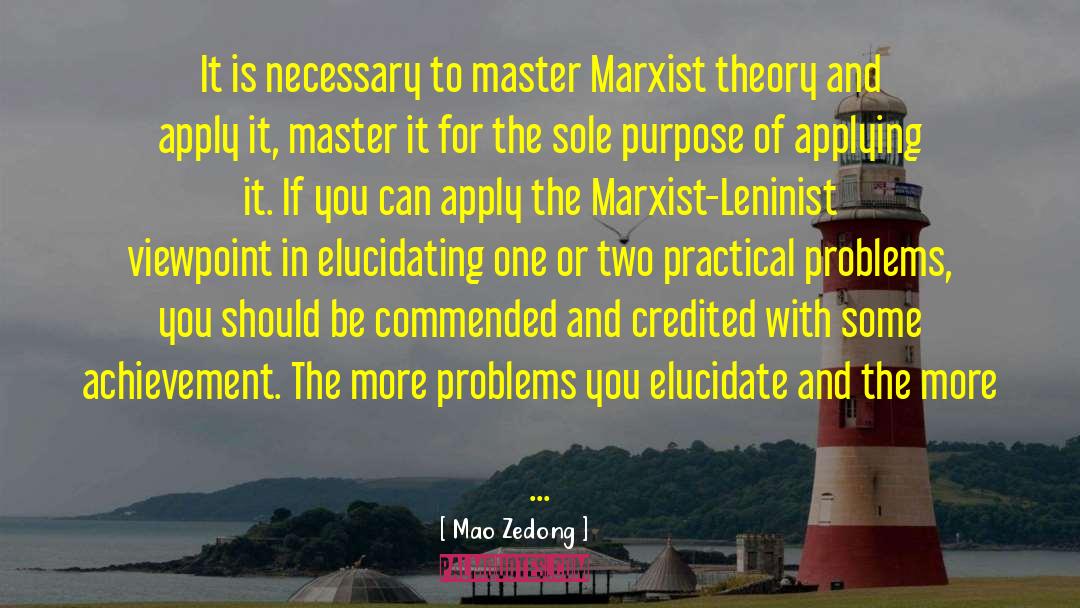 Marxist Theory quotes by Mao Zedong