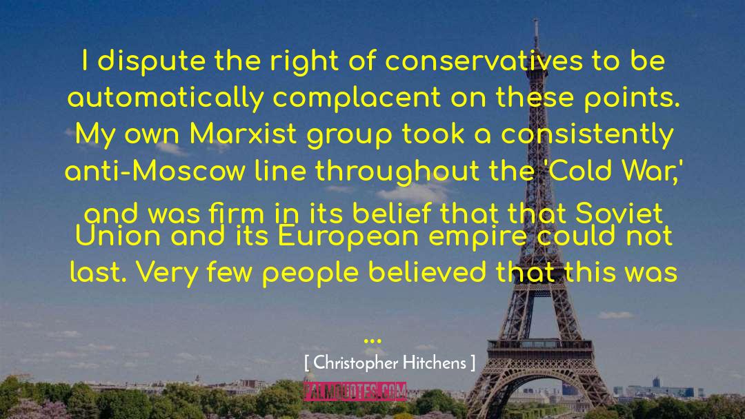 Marxists quotes by Christopher Hitchens