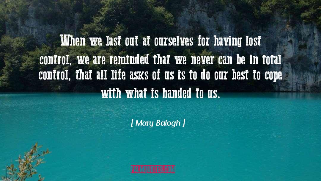 Mary Balogh quotes by Mary Balogh