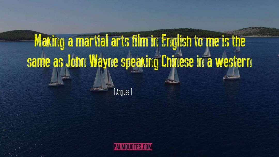 Mary English quotes by Ang Lee