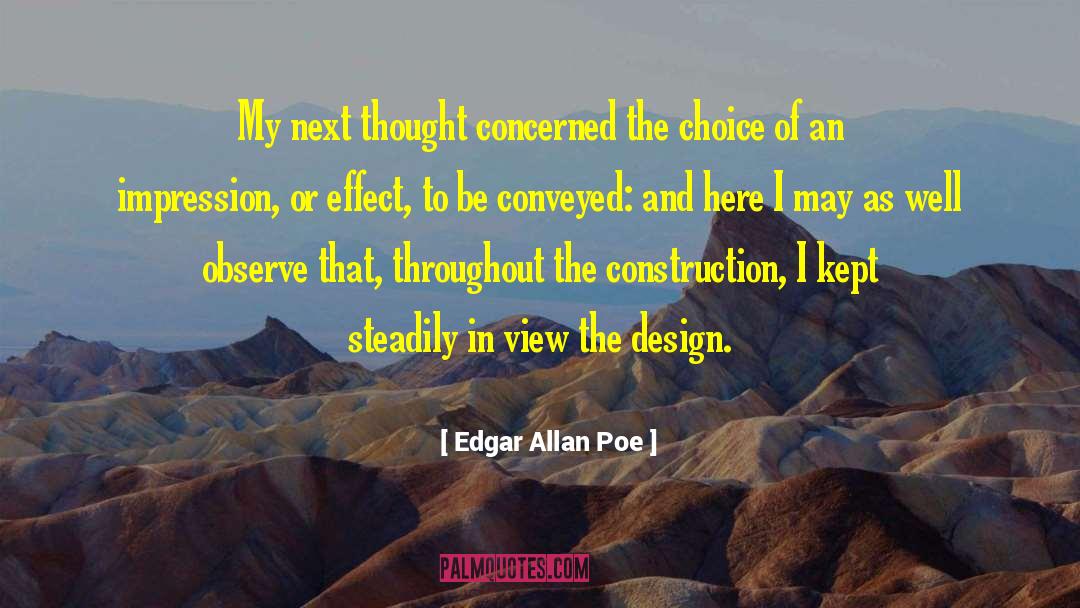 Masakhane Construction quotes by Edgar Allan Poe