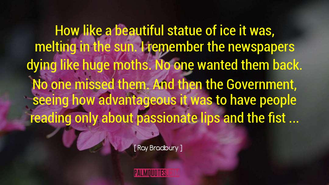 Masakichi Statue quotes by Ray Bradbury