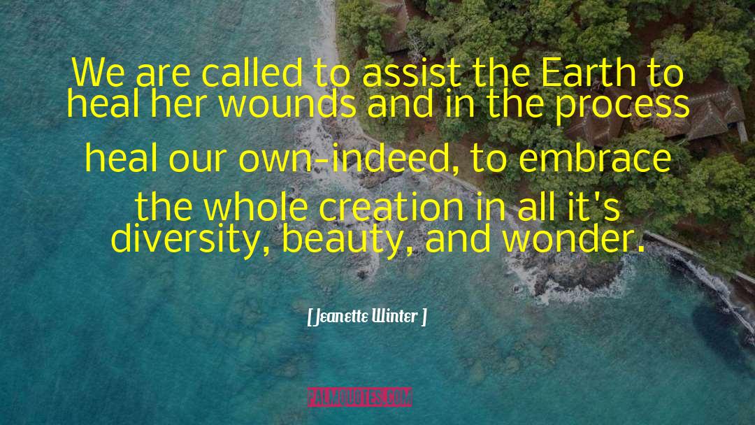 Masculine Beauty quotes by Jeanette Winter