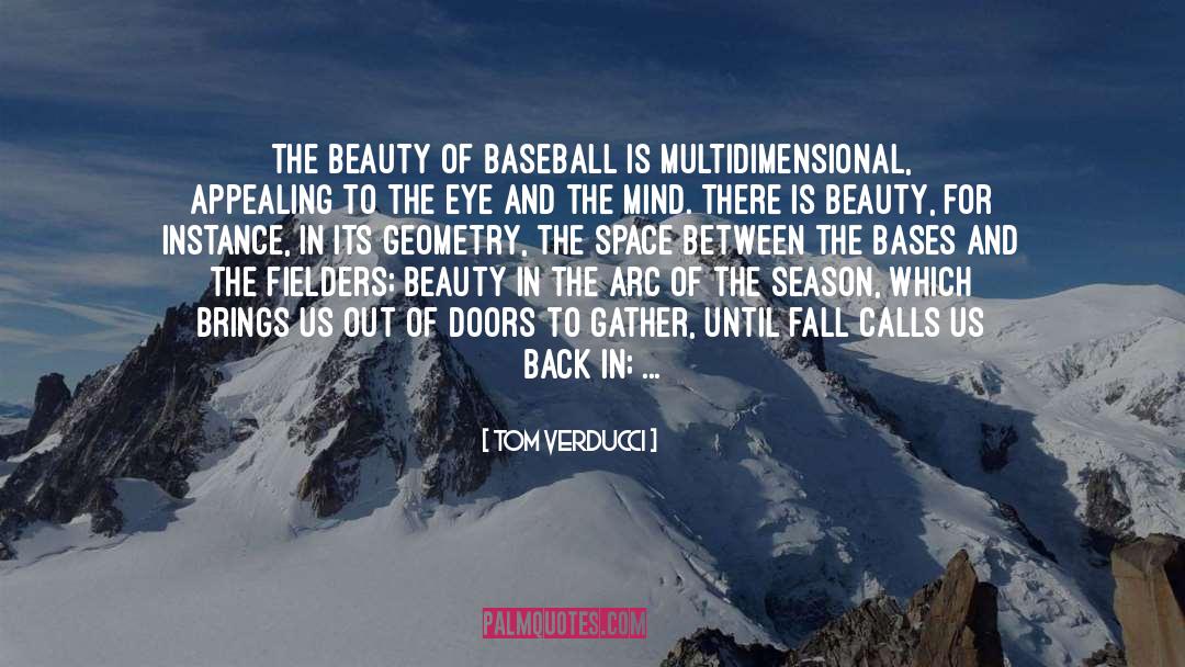 Masculine Beauty quotes by Tom Verducci