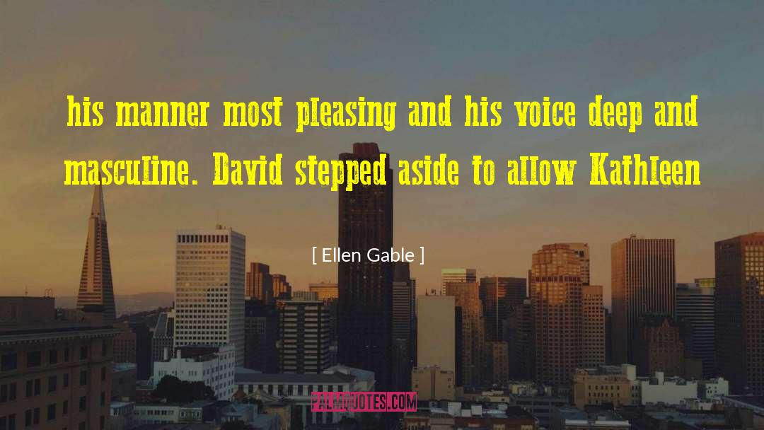 Masculine quotes by Ellen Gable